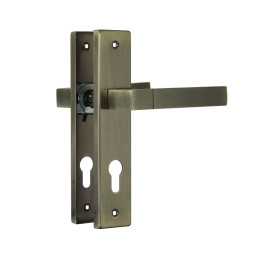 Ручка двер. на планке 109-70 мм (ст.бронза) "Нора-М"