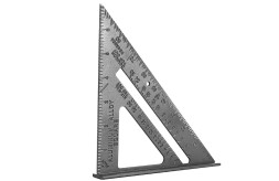 Угольник плотника столярный алюминиевый 180мм серый СТРОНГ