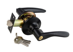 Защелка дверная S-Locked 3901-01- BL  черный матовый