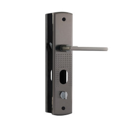 Ручка двер. на планке 200(108)-68 мм Левая мат.никель  "Нора-М"