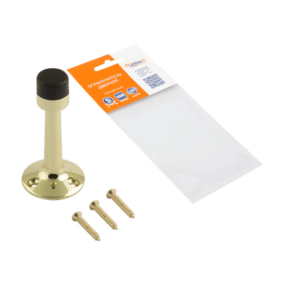 Ограничитель дверной настен.110 (хром)  "Нора-М"