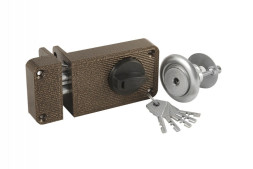 Замок накладной ЗЕНИТ ЗН2-6 медь