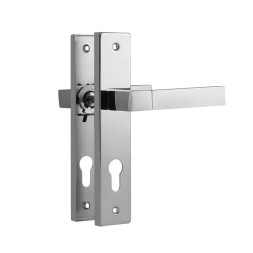 Ручка двер. на планке 109-70 мм (хром) "Нора-М"