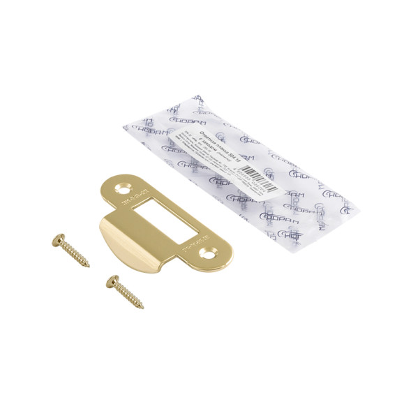 Ответ. планка 504.18 (золото) 80мм с заходом  "Нора-М"