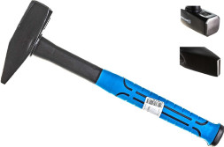 Молоток Механика 100г с прямым, кованым, бойком и фибергласовой ручкой UNITRAUM