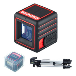 Лазерный уровень ADA Cube 3D Professional Edition (построитель, батарея,штатив,инструкция)