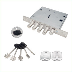 Замок врезной ЗВ8 142.0.0 с задвижкой МЕТТЭМ