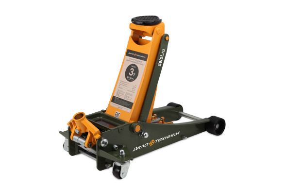 904433 Домкрат подкатной двухплунжерный 3 тонны 85-500 мм