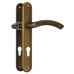 Ручка двер. на планке 23-85мм (мат.кофе) "Нора-М"