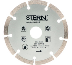 Диск алмазный Stern 125x7x22,2 сегмент