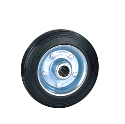 Колесо промышленное без кронштейна, резиновое. SIZE: 4" (100) Нагрузка 70кг. С 46