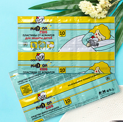 Пластины от комаров без запаха для детей, Nadzor