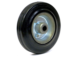 Колесо промышленное без кронштейна, резиновое. SIZE: 5" (125) Нагрузка 90кг. С 54