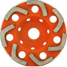 Чашка алмазная 125мм сегмент бумеранг КРЕОСТ