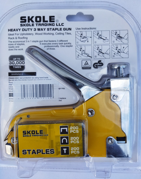 Степлер мебельный 4-14мм тип 140 SKOLE (3-WAY)