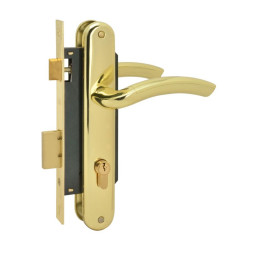 Замок врезной №23-85 М (золото)  "Нора-М"