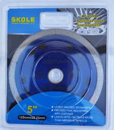 Диск алмазный сплошной (плитка) 125*1,1мм СУПЕРТОНКИЙ SKOLE