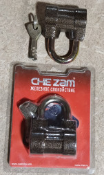 Замок аналог CheZam на блистере 60мм