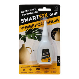 Клей супер универсальный SmartFix GLUE, 20 гр, индивидуальный блистер 1 шт, A.D.M. (12шт)
