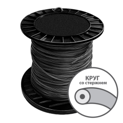 Леска (бухта) NEW серебро 2,7мм*140м круг с графитовым наполнителем Duoline