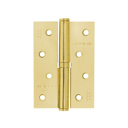 Петля сталь 750-4"-FНР-ЕСО (латун.покр.)левая (100*70*2,5)  "Нора-М"