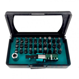 WP Набор бит SL, PH, PZ, TX, TH, HX + держатель, 32 ед. (шт.