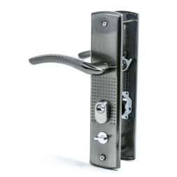 Ручка на планке для китайских дверей BR (правая) неавтомат "Замкофф"