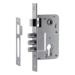 Корпус замка КЗВР-120 (62мм) (хром)