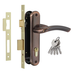 Замок врез. N96-70 Л (ст.медь)