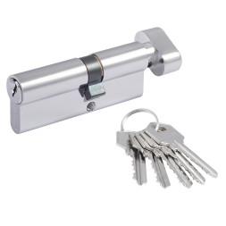 Цилиндр.мех-м ЛУВ-70 (хром) (40-30в)  "Нора-М"