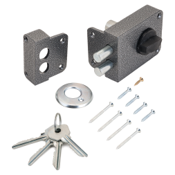 Замок накладной ЗЕНИТ ЗН1-3 серебро