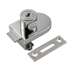 Мебел. замок 6408 (хром)