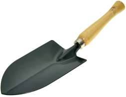 Совок посадочный широкий (деревян.ручка) FT 401-A