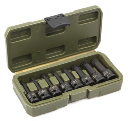 664678 Набор бит-головок ударных 1/2" Spline, 8шт (М6- М18)