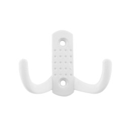 Крючок-вешалка №10 пол. (белый)  "Нора-М"