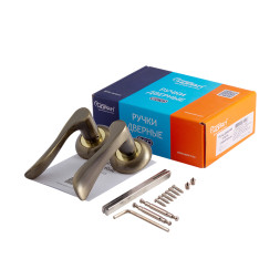 Ручка дверная AL 27А AL ст.бронза "Нора-М"