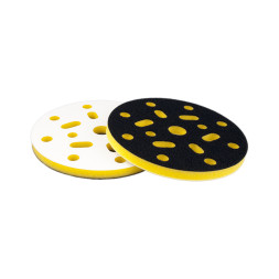 Подложка промежуточная 150мм Т10мм на липучке, 15 отв, желтая жесткая ISISTEM Interfase H Yellow