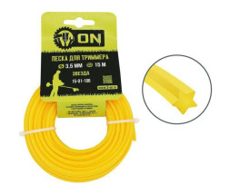 Леска триммерная "Звезда" 3,5 мм х 15 м ON
