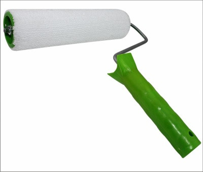 Валик в сборе ВЕЛЮР БЕСШОВНЫЙ (полиамид, ворс 5мм) 200х48мм, бюгель 6 мм ON