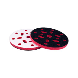 Подложка промежуточная 150мм Т10мм на липучке, 15 отв, красная среднежесткая ISISTEM Interfase M red