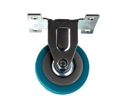 Колесо аппаратное не поворотное серая резина 50мм FCg 25