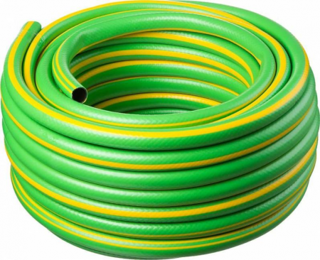 Шланг поливочный Гарден 5/8&quot; 25м зелёная полоса