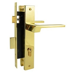 Замок врез. N111-85 к  (золото)  "Нора-М"