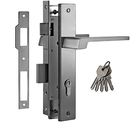 Замок врез. N111-85 к  (золото)  "Нора-М"