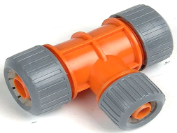 Тройник с цанговым креплением  1/2"-3/4"-3/4"  арт.24