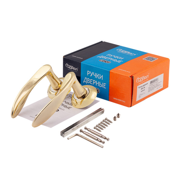 Ручка дверная AL 38A AL (ст.бронза)  "Нора-М"