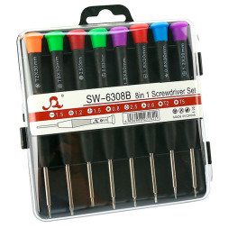 Набор отверток для ремонта мобильных телефонов (8предм.)