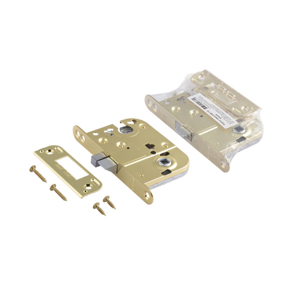 Корпус замка КЗВ-118 (латунь полир.)  "Нора-М"