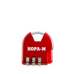 Замок навесной кодовый 601 (красный) "Нора-М"