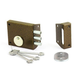 Замок накладной ЗЕНИТ ЗН4-1 бронза